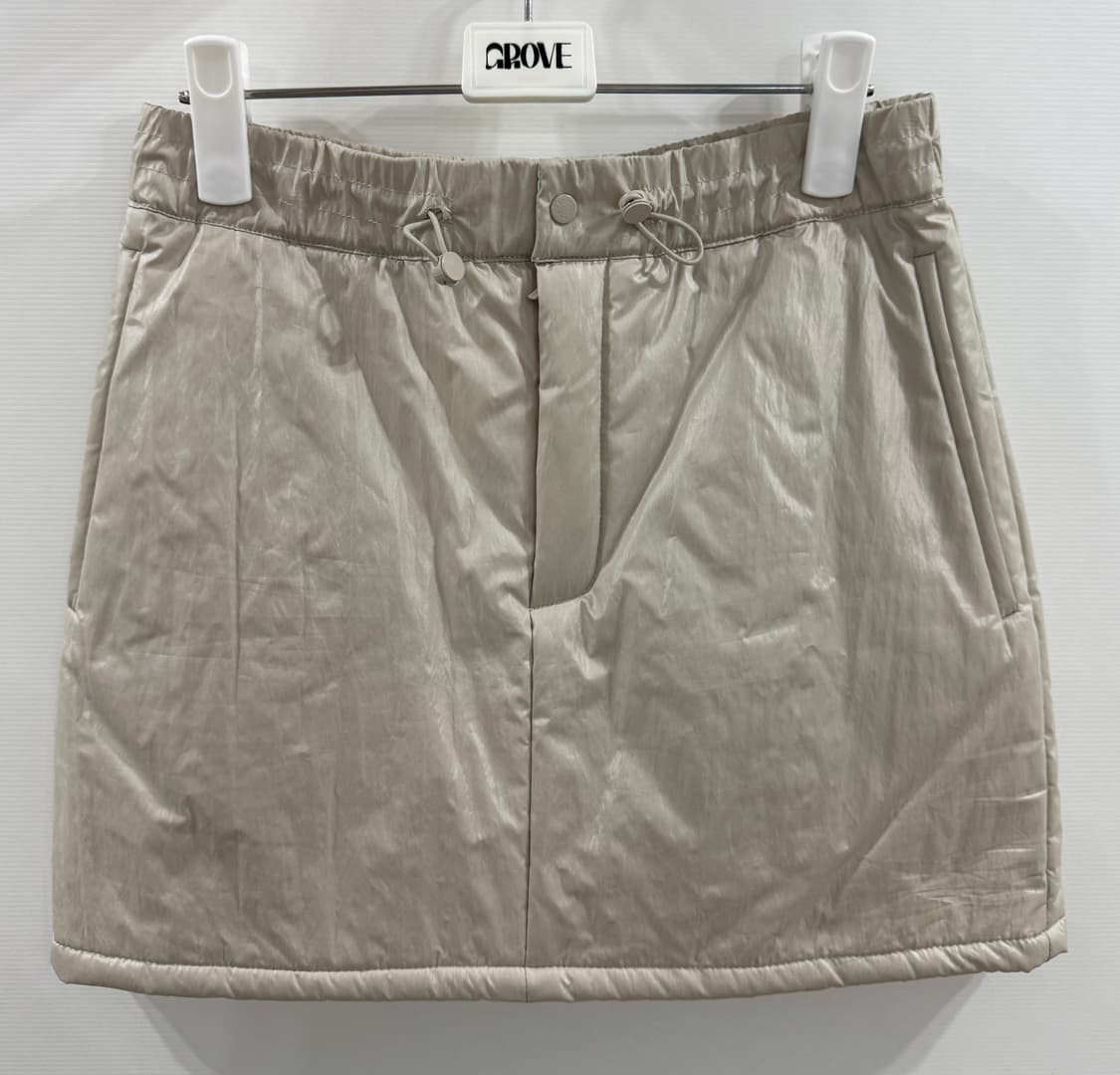 그로브 패딩 스커트 베이지 상품이미지4