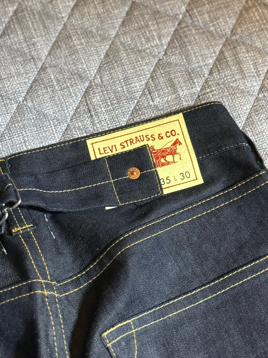 리바이스 x 준야 와타나베 인디고 스트레이트 데님 진 청바지(31~32) 상품이미지4