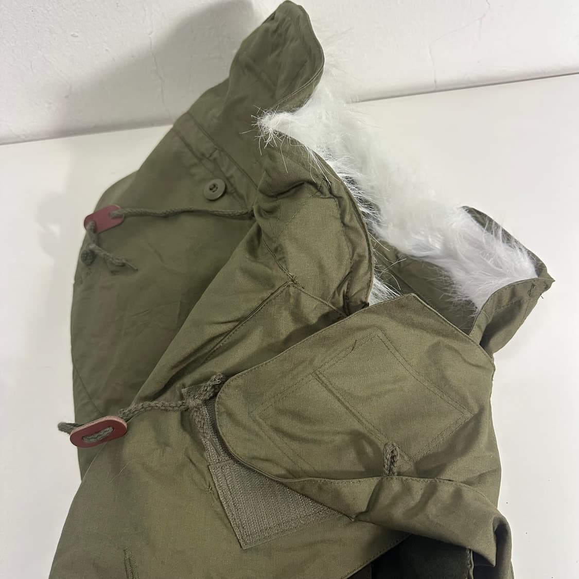 OS 밀리터리 미군 피쉬테일 복각털후드 상품이미지3