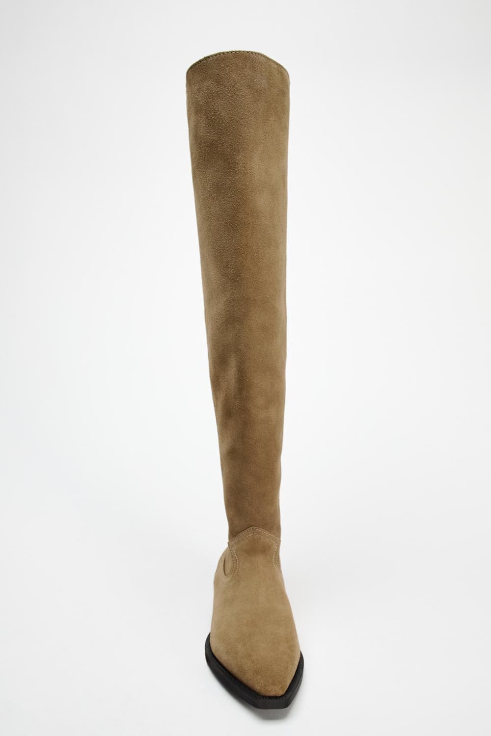 zara 자라 오버사이즈 카우보이 스웨이드 부츠 상품이미지4