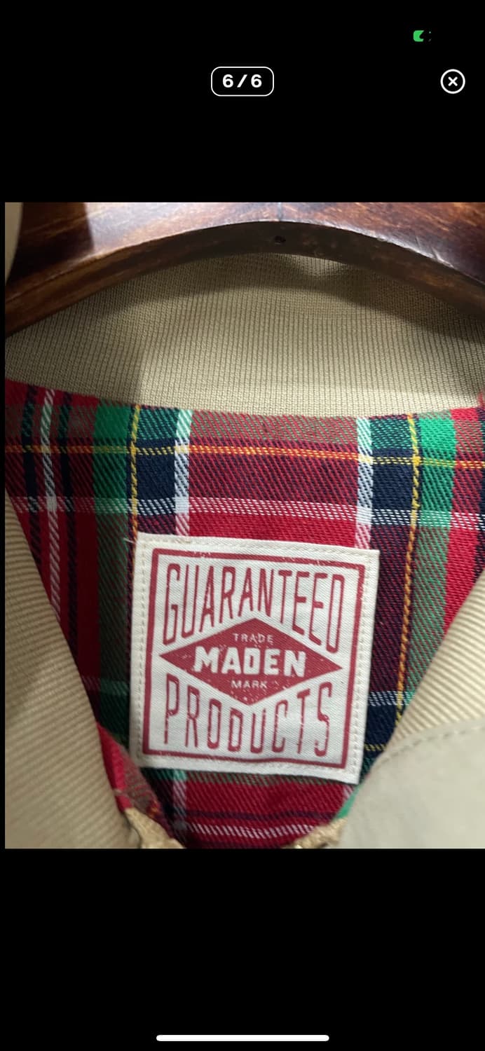 바라쿠타 오리지널 해링턴 자켓 A2859 상품이미지6