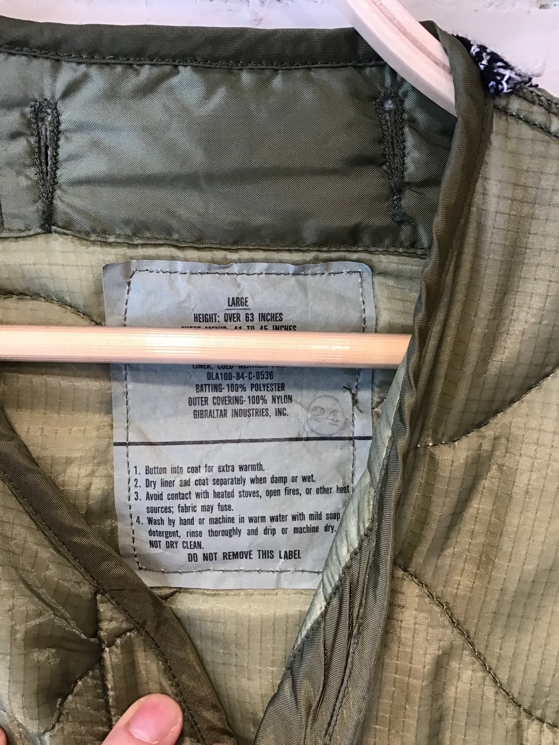 M65 필드자켓 라이너 리폼 상품이미지5