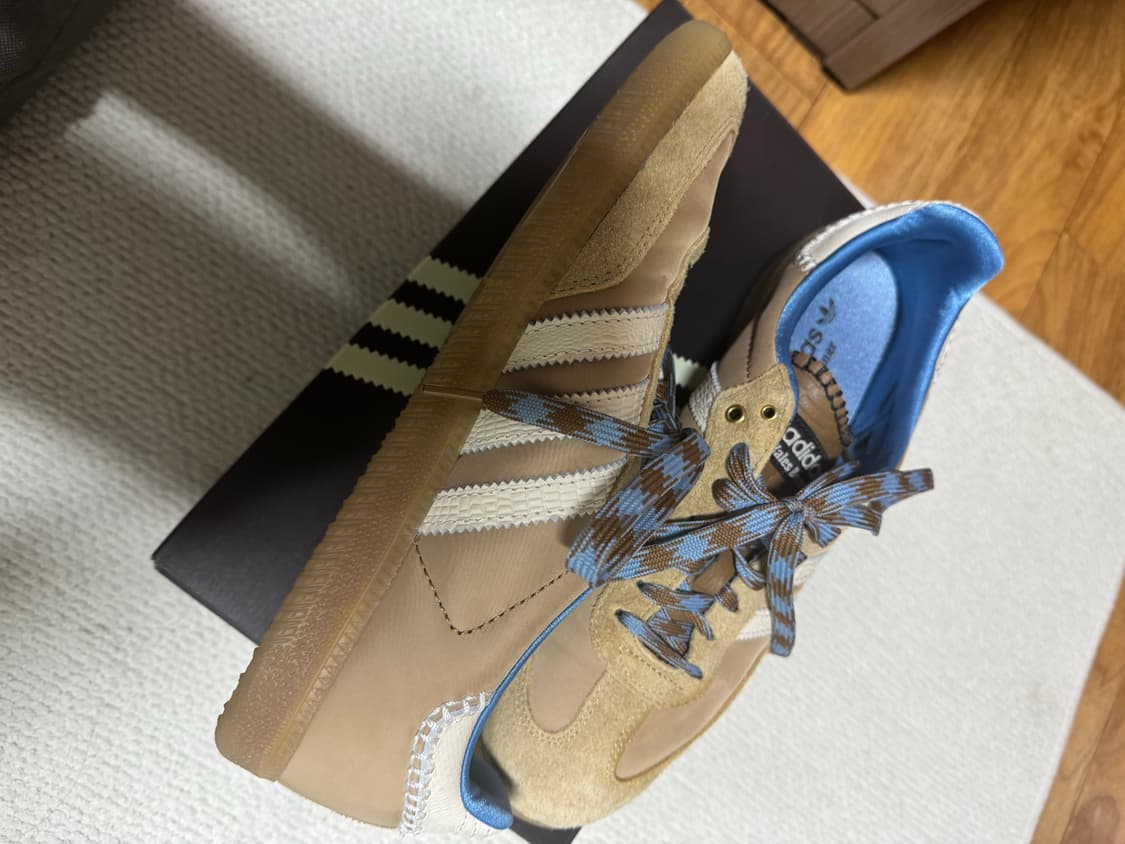 아디다스 x 웨일스 보너 삼바 서플라이어 컬러 원더 화이트 280 상품이미지4