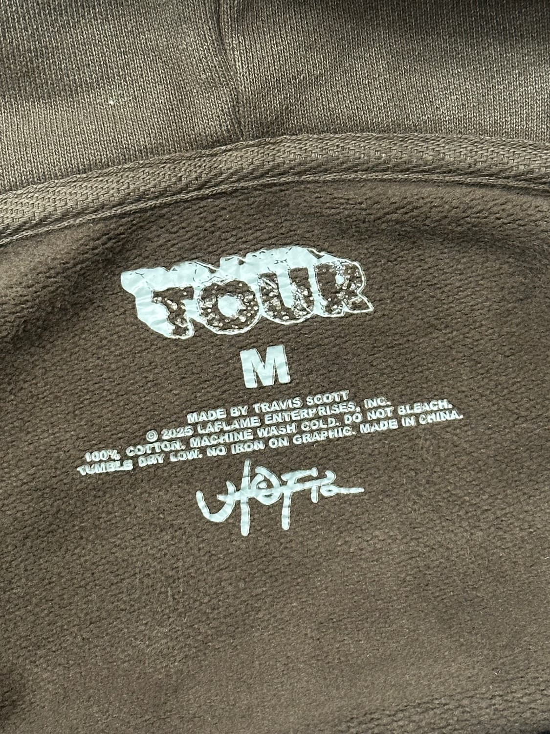 트래비스 스캇 막스무스 투어 후드집업 M 사이즈 상품이미지3