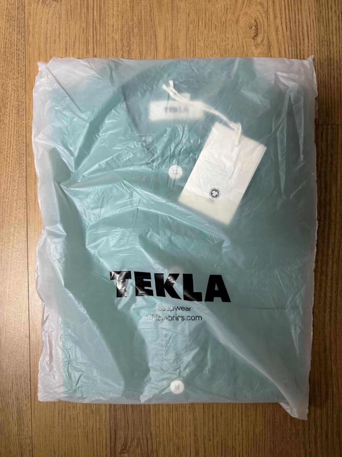TEKLA 파자마 셔츠 L 미개봉 새상품 빈티지 그린 상품이미지2