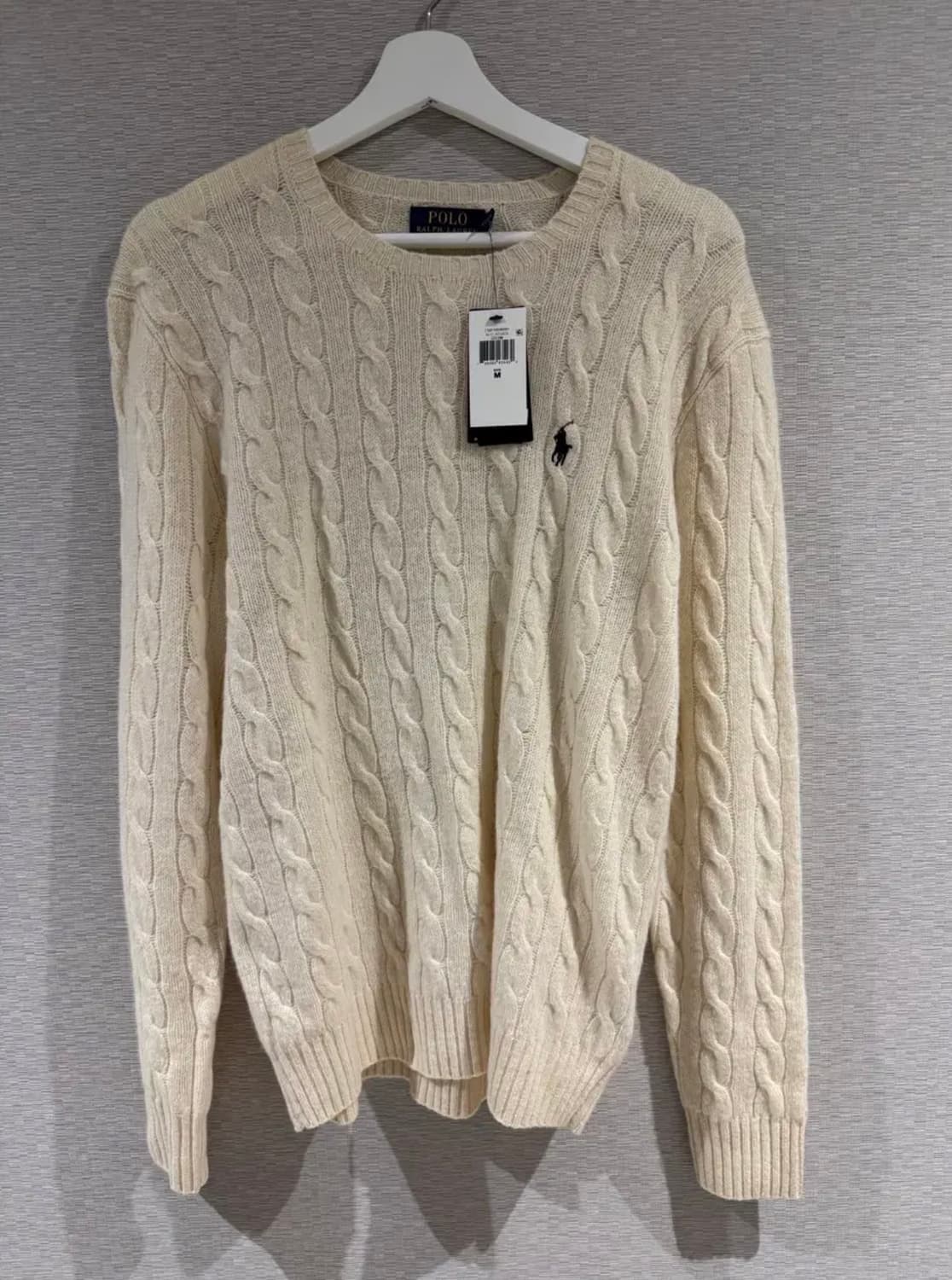 폴로 랄프로렌 케이블 니트 판매합니다 상품이미지1