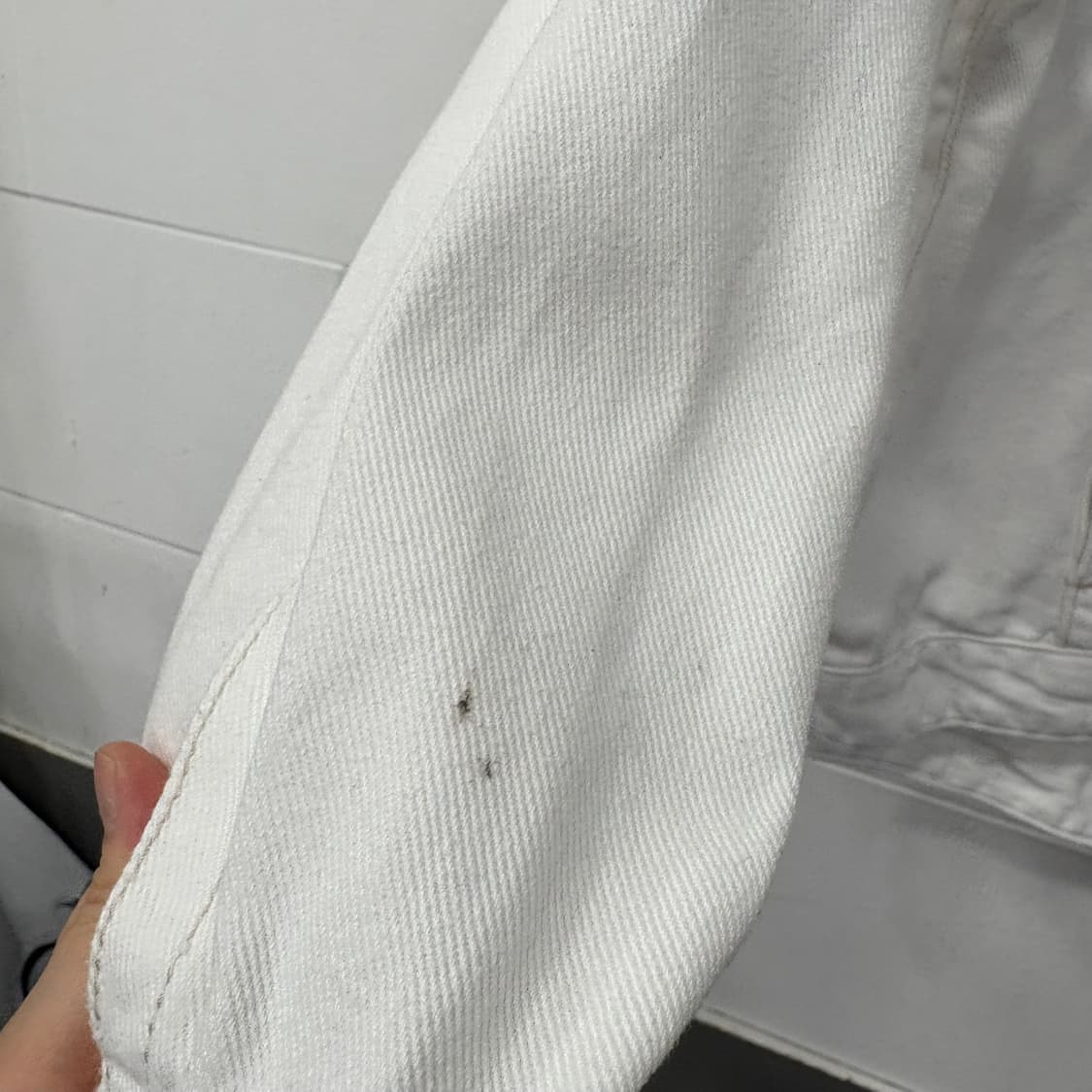 공용 트루릴리젼 데님 자켓 화이트 상품이미지5