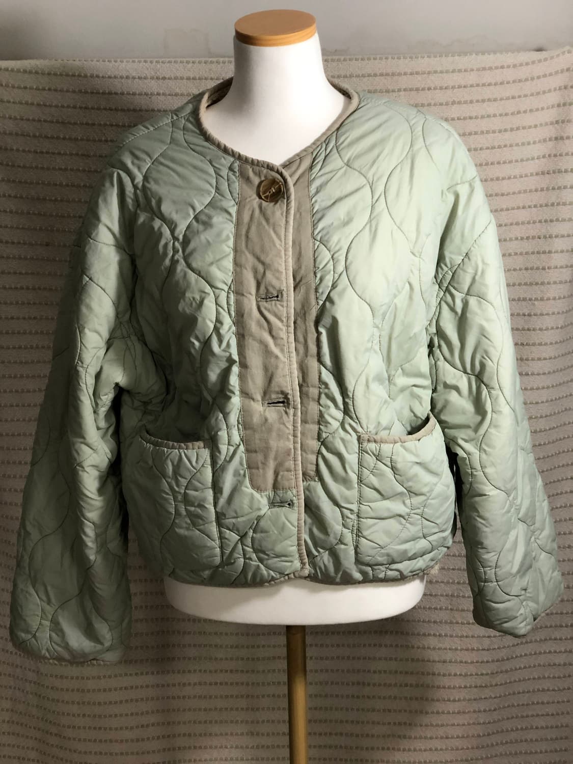 빈티지 뽀글이 깔깔이 자켓 상품이미지1