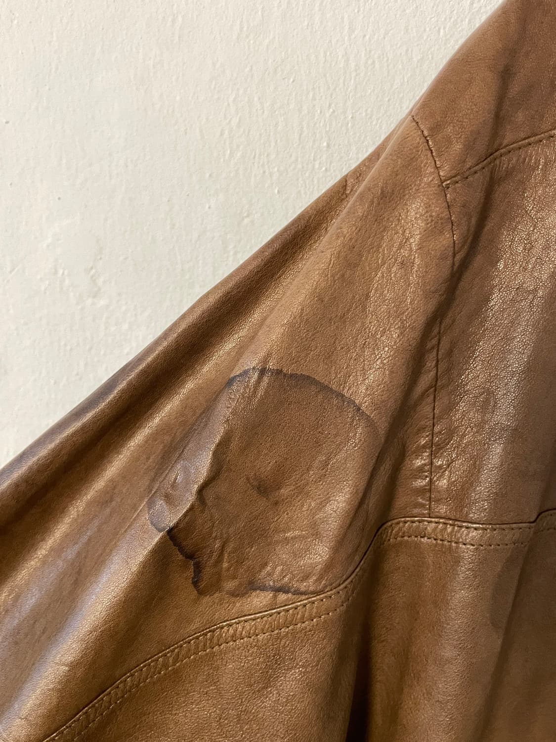 앤클라인 레더 자켓  상품이미지10