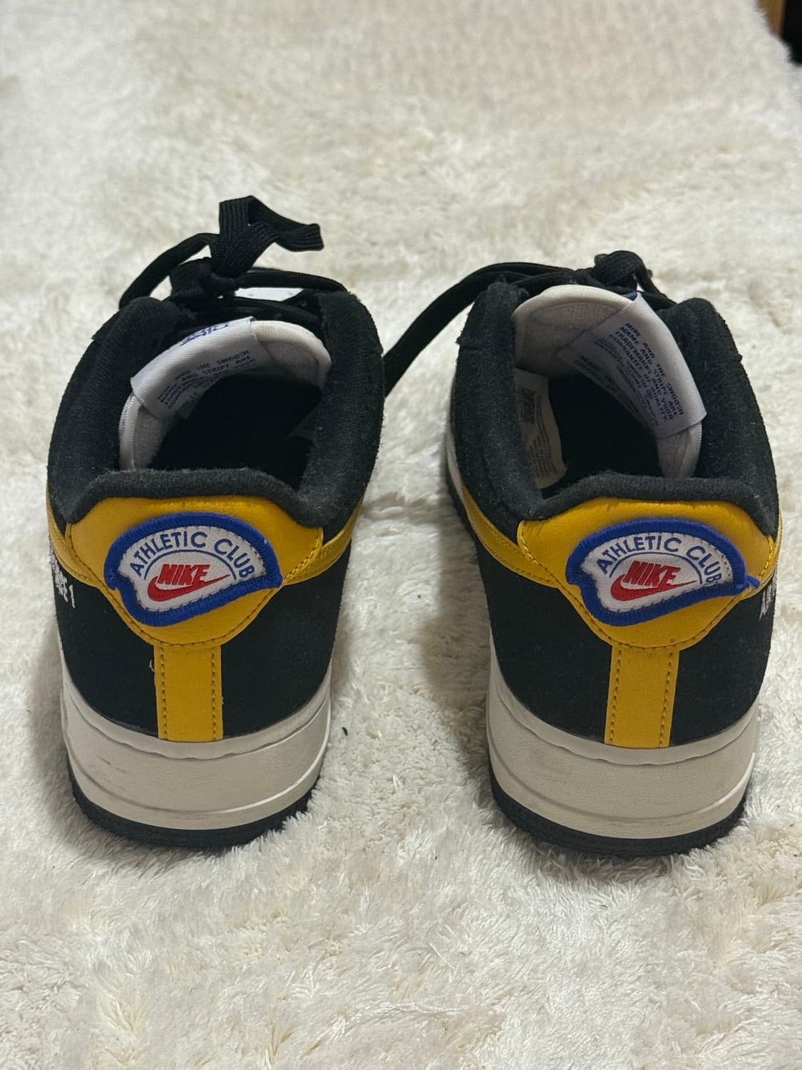 나이키 에어포스 1 '07 블랙 다크 설퍼 240 상품이미지3