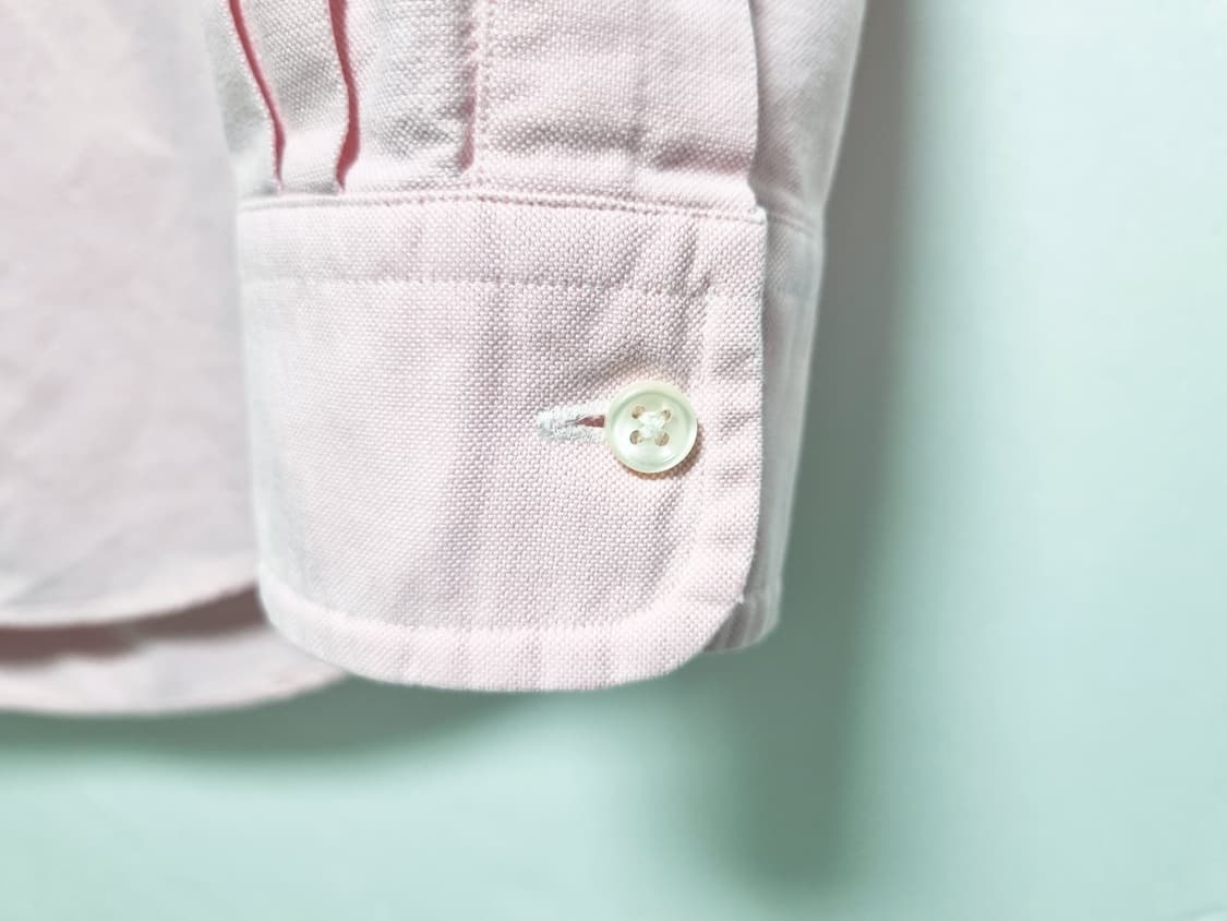 남성 폴로 커스텀핏 핑크 옥스퍼드 옥스포드 긴팔 남방 셔츠 상품이미지9