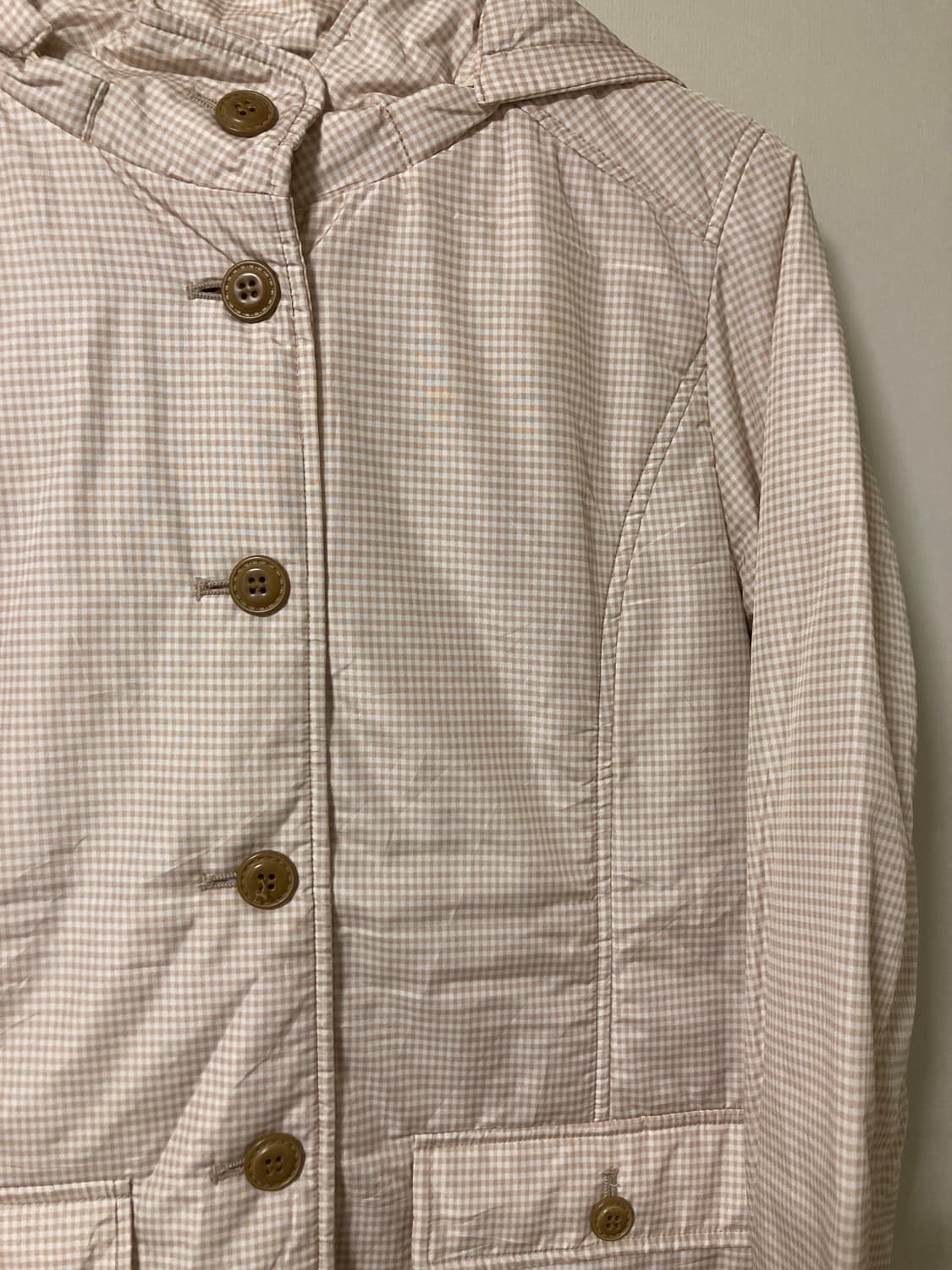 체크후드자켓 상품이미지2