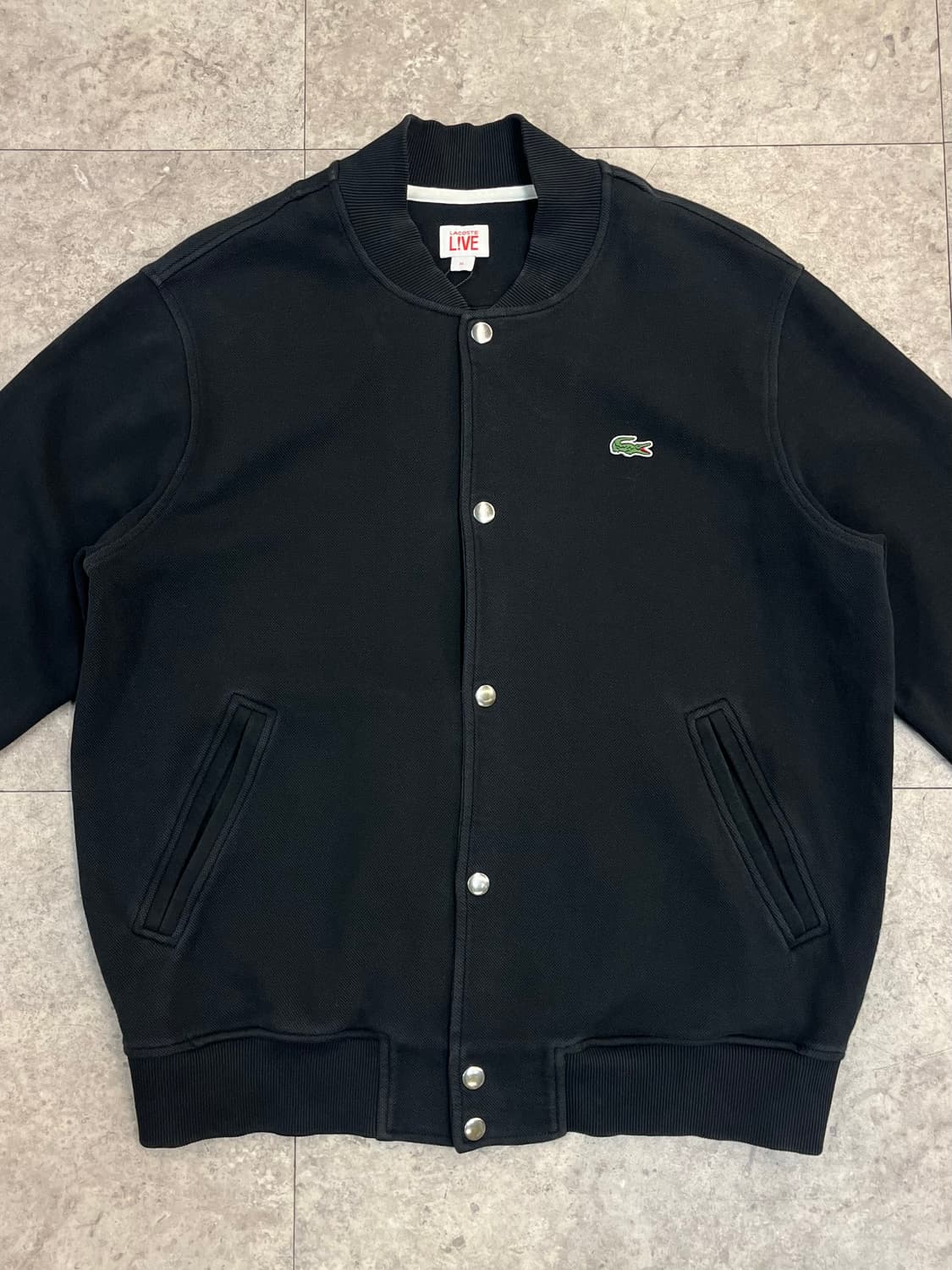 라코스테 스웻 버튼 자켓 블랙 XL #csz3823 상품이미지4