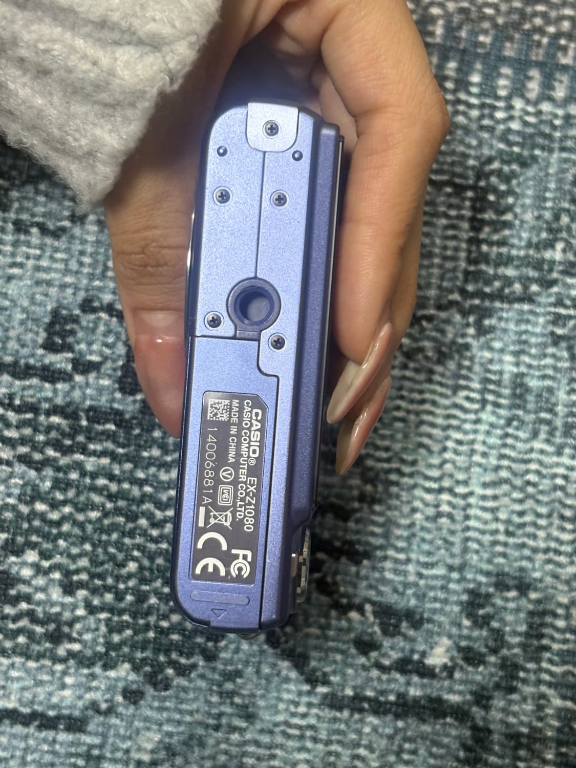 카시오 엑슬림 ex- z1080 청보라색(급처 상품이미지6