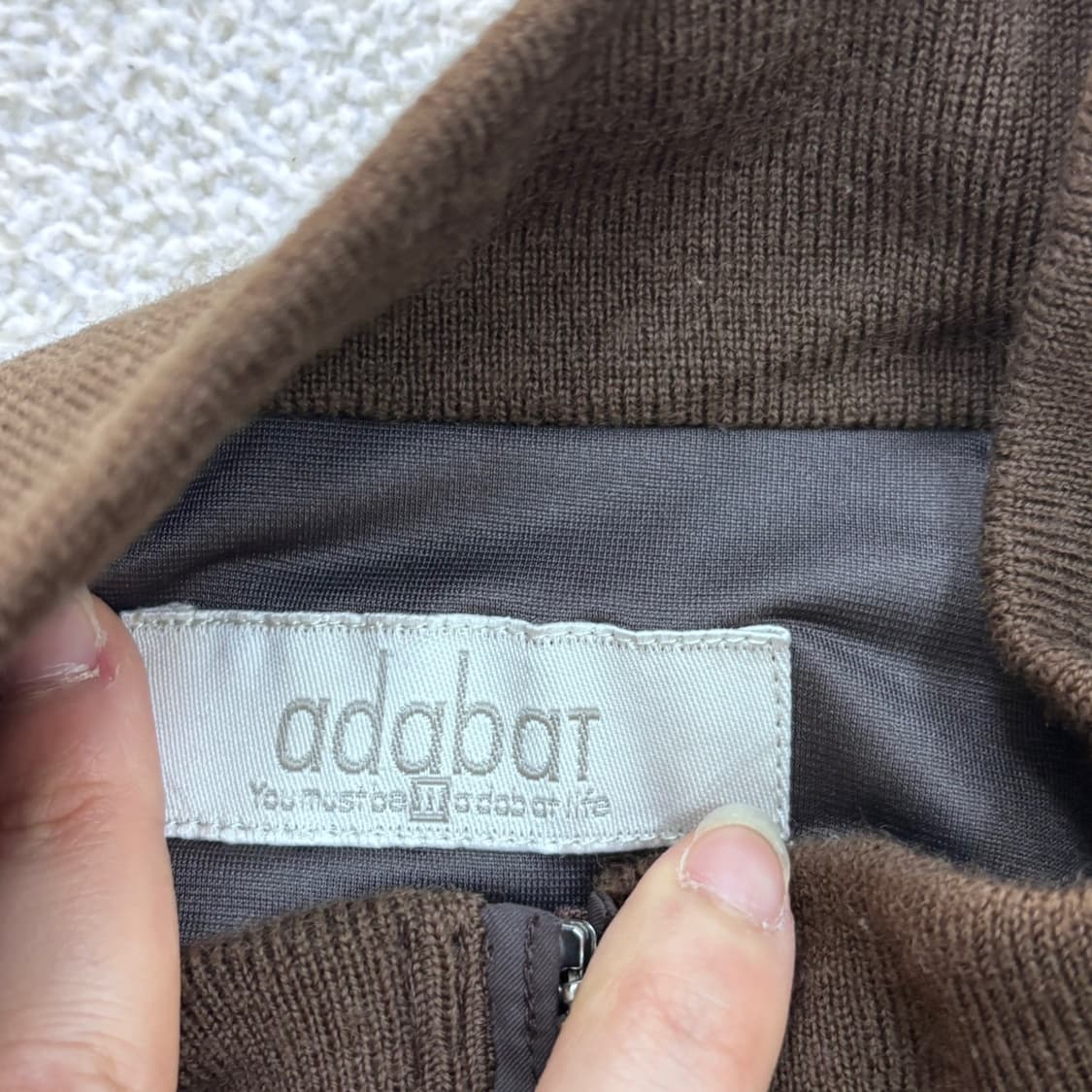 02(95) 아다바트 풀집업 지퍼 베스트 0402E 상품이미지3