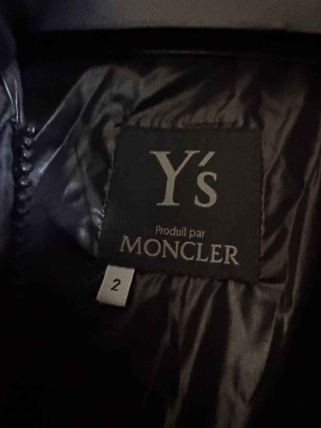 요지 야마모토 x 몽클레어 블랙 다운자켓 레이디스 상품이미지8