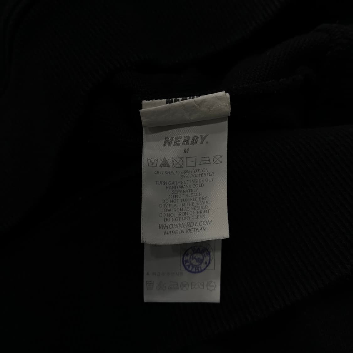 M 널디 백로고 후드티 상품이미지6