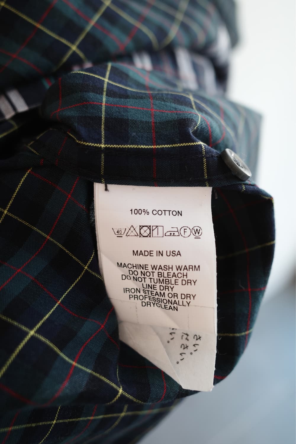 AIE by 네펜데스 뉴욕 체크패턴 투웨이 롱셔츠 (MADE IN USA 상품이미지9