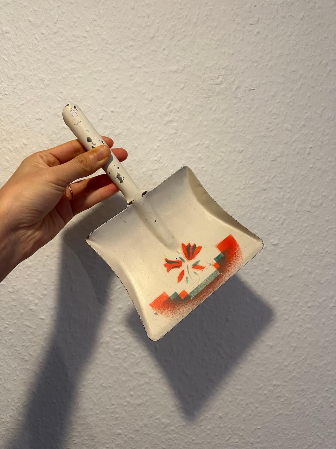 독일)빈티지 붉은꽃 쓰레받이 상품이미지5