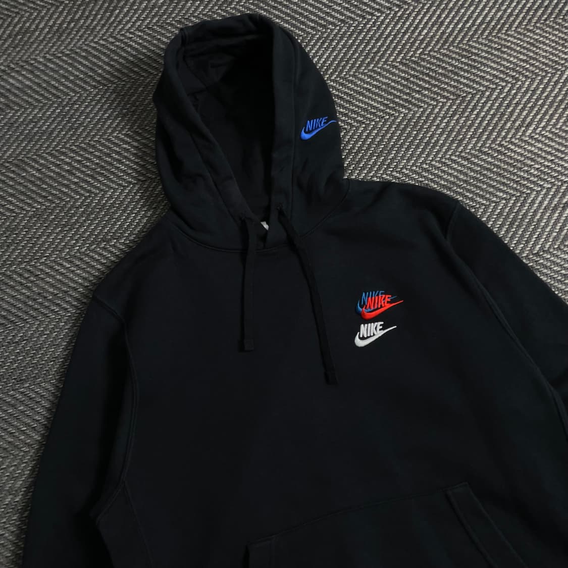 나이키 NSW 에센셜 프렌치 테리 후드티 블랙y 3796 상품이미지1