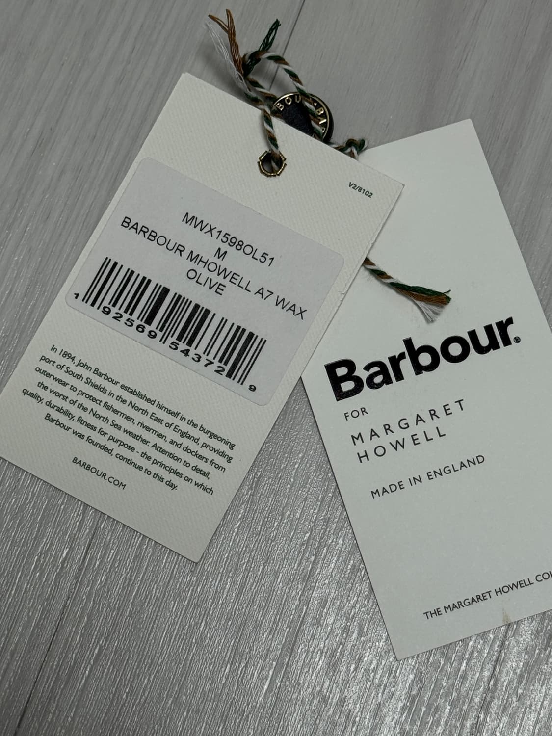 바버 마가렛호웰 A7 왁스자켓 M사이즈 Olive 상품이미지10