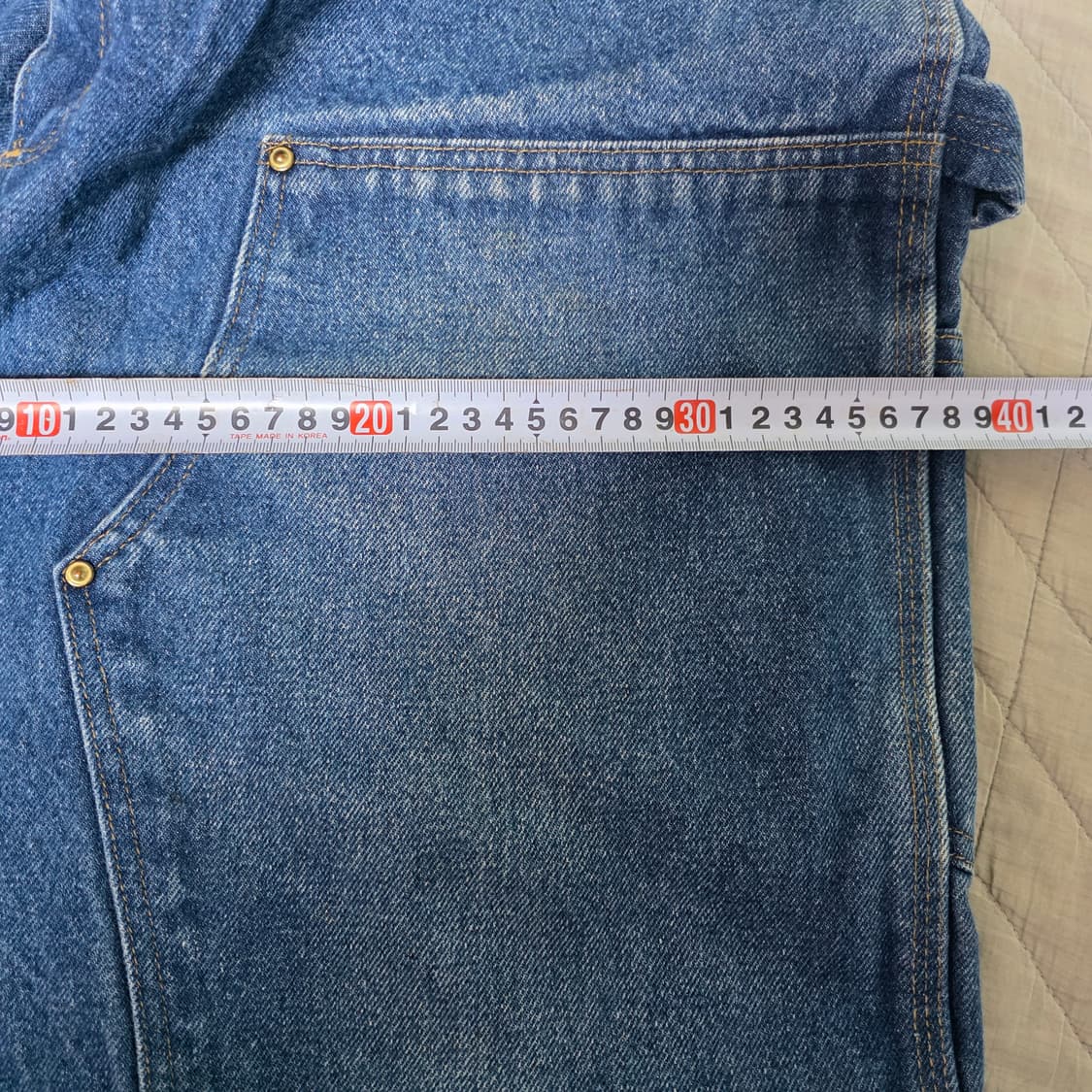 [40X30] 00s 빈티지 칼하트 더블니 B07 DNM 데님 B-6 상품이미지9