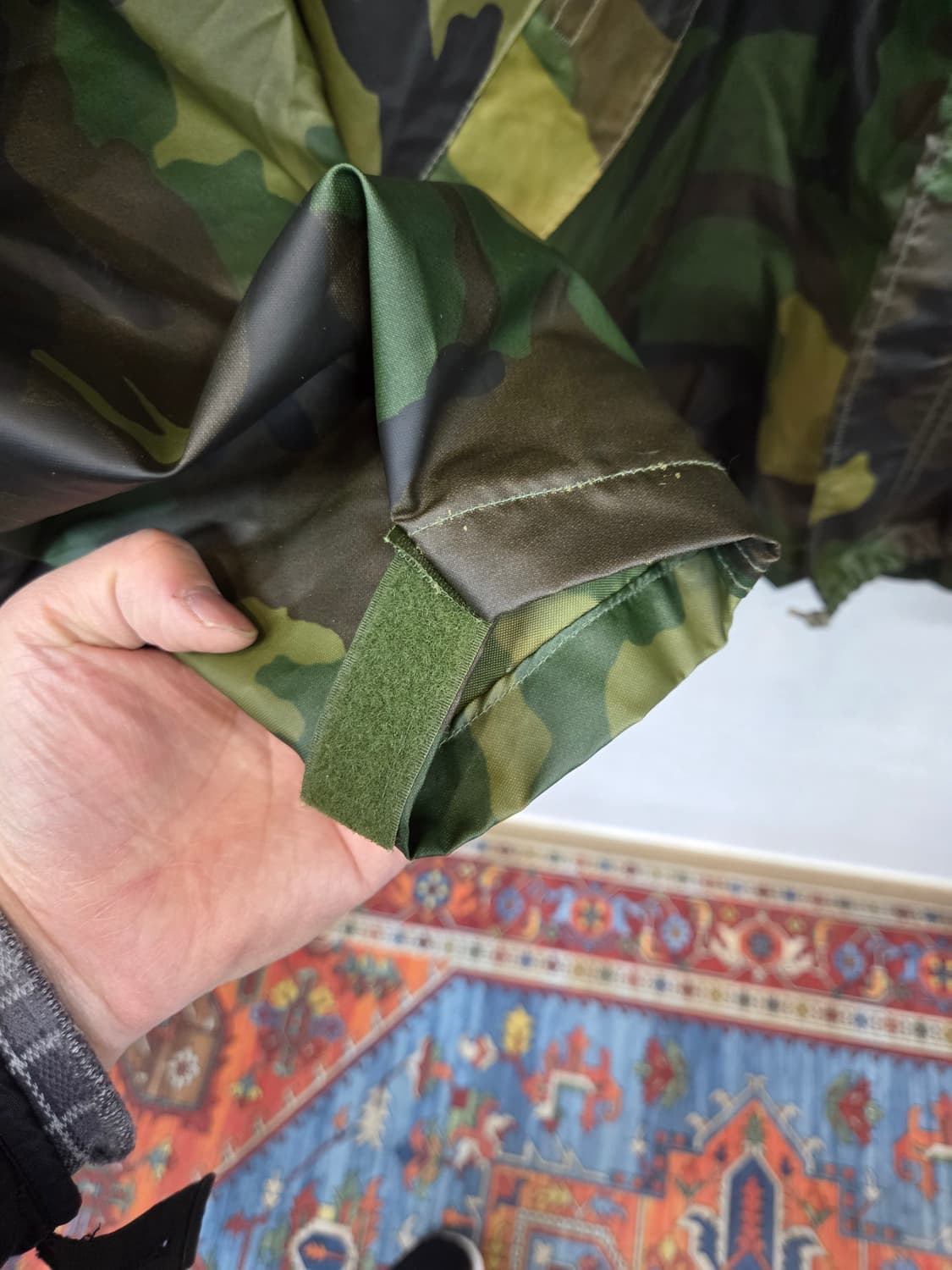 밀리터리 카모 우의 레인자켓 xl xxl 상품이미지5