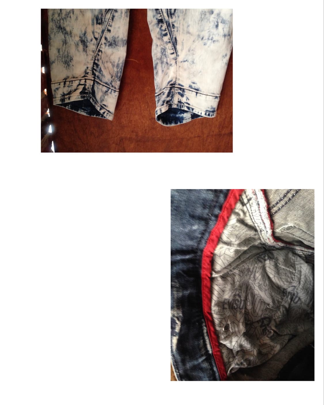 EVISU 7부 데님팬츠 상품이미지4