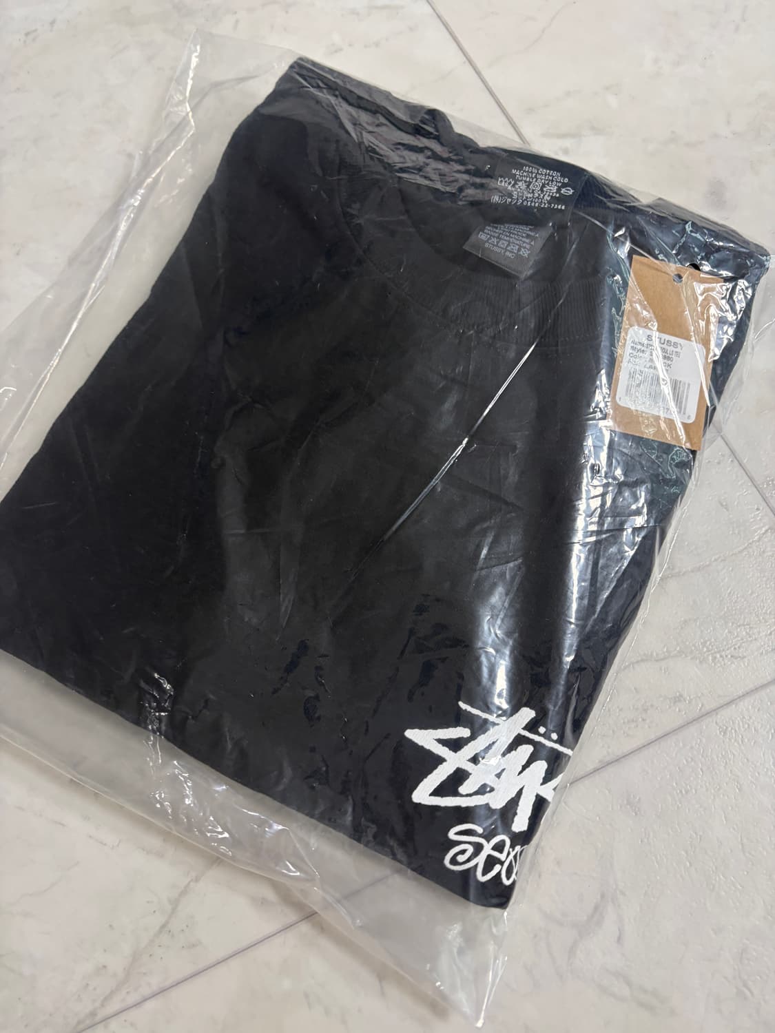 스투시 스탁 서울 롱슬리브 티셔츠 블랙 상품이미지3