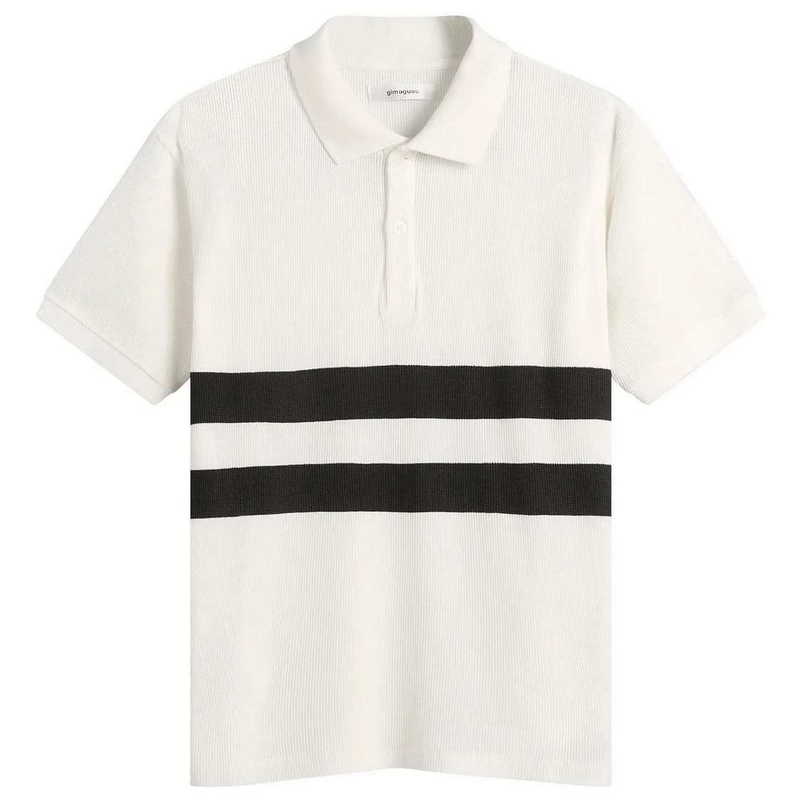 [L,XL]기마구아스 Mister 라인 폴로 티셔츠/화이트 상품이미지1