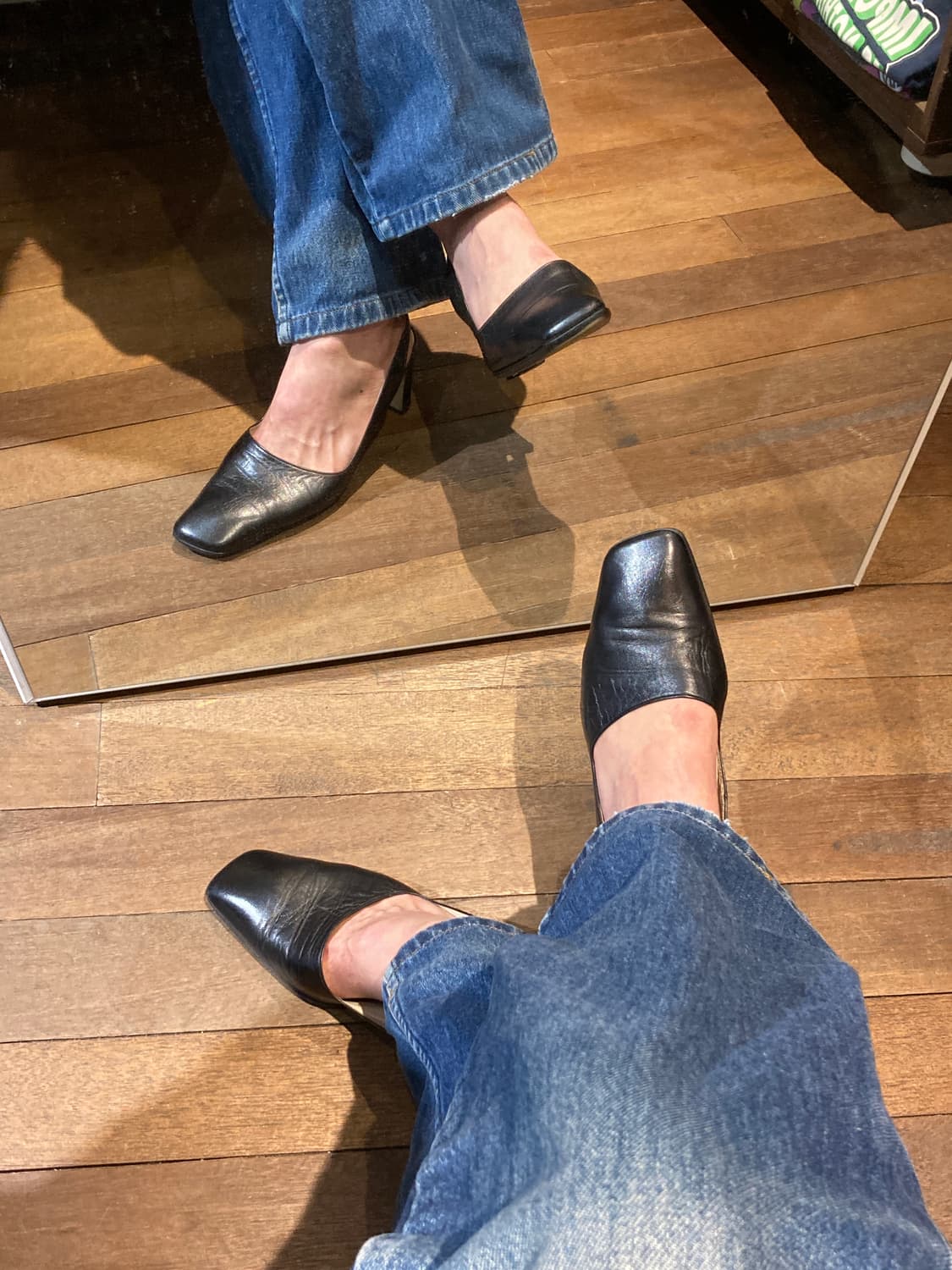 JPN 프렌치 시크 슬링백 구두 90‘s 상품이미지1