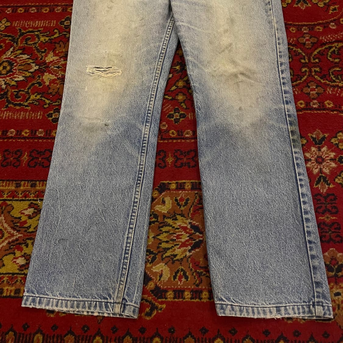 90s USA 빈티지 리바이스 517 오렌지탭 데님팬츠 상품이미지3