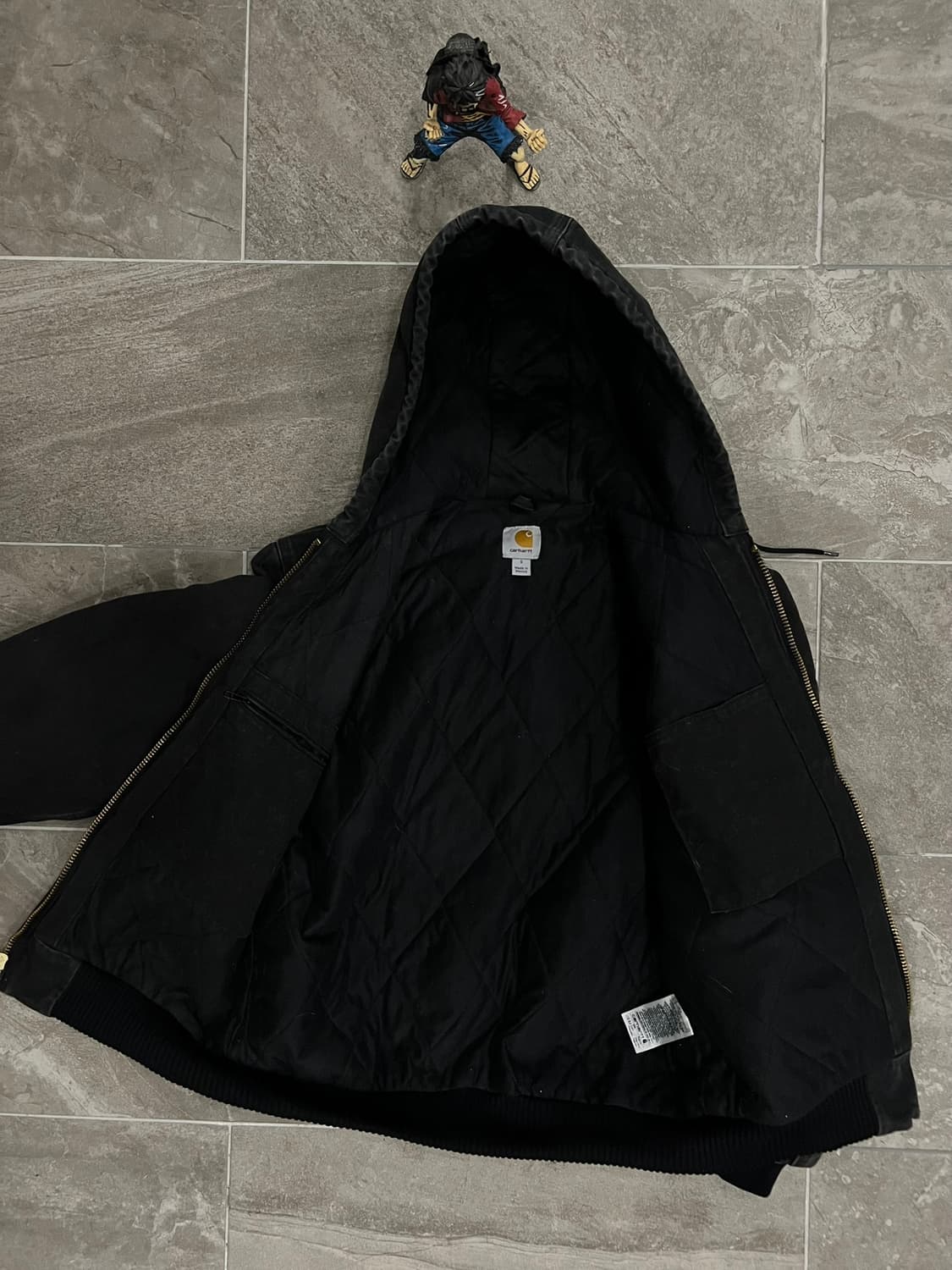 (S) 칼하트 후드 덕 액티브 자켓 J130 BLK 블랙 상품이미지3