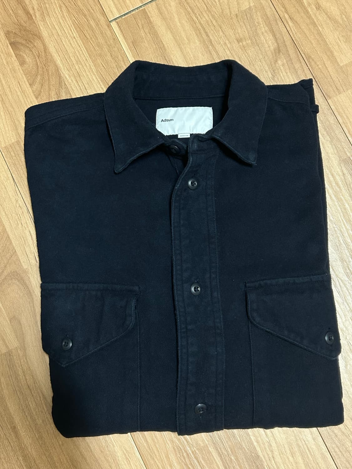 ADSUM 애드섬 빅포켓 워크셔츠 다크네이비 상품이미지1