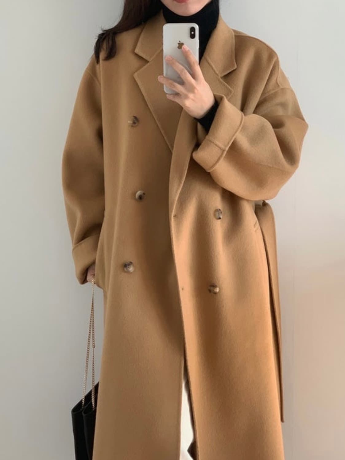 오브네어 샌드 더블 코트 상품이미지2