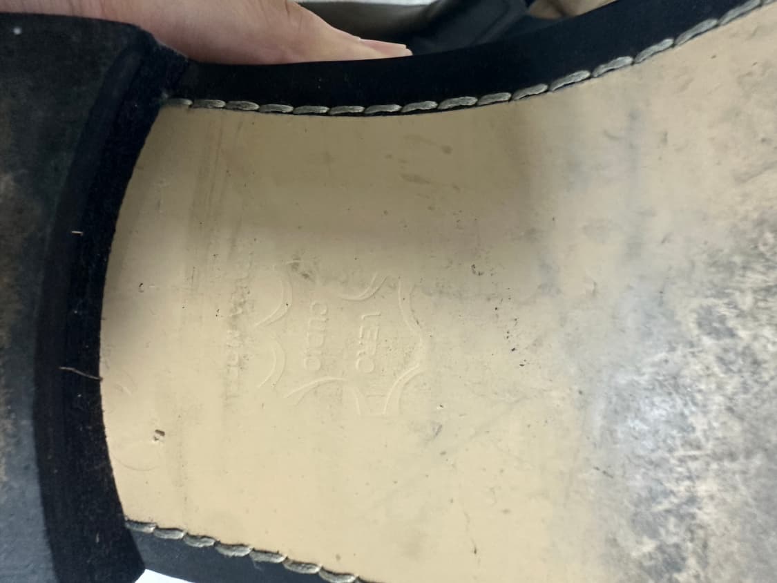 Vero cudio 통창 스퀘어 토 블랙 첼시 가죽 부츠 상품이미지6