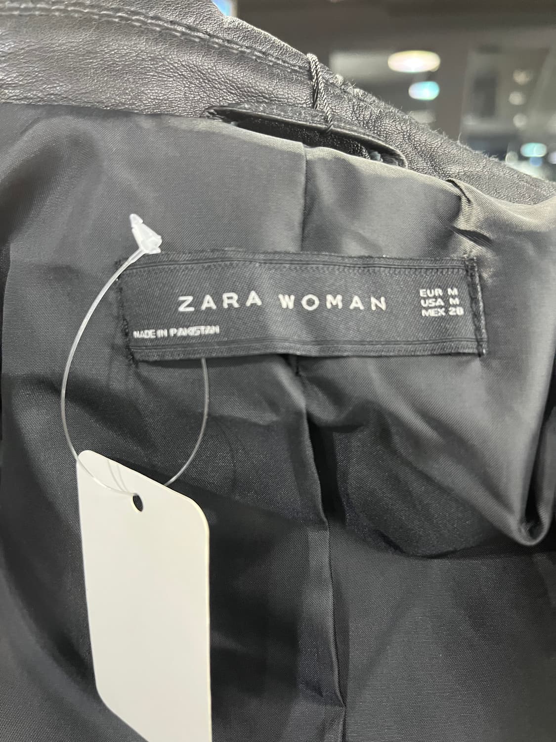 자라 여성 레더 라이더 자켓 M사이즈 상품이미지3