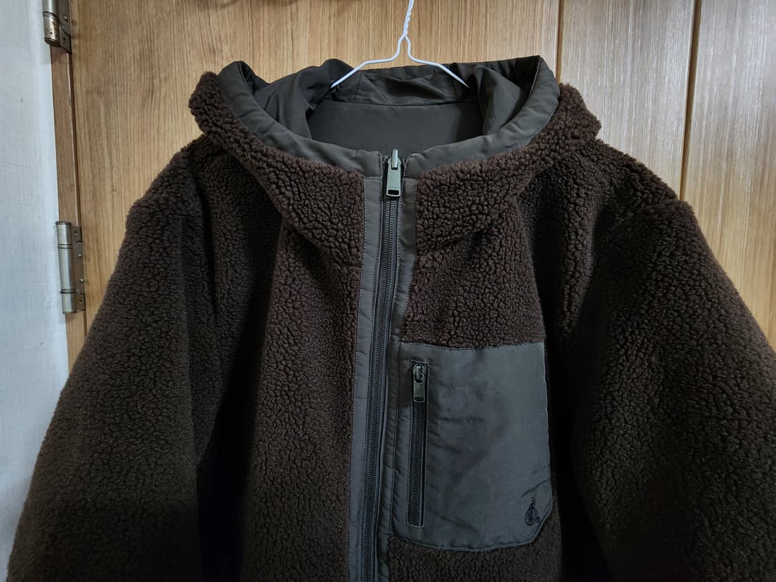 (M)빈폴맨 리버서블 뽀글이 후드 점퍼 상품이미지5