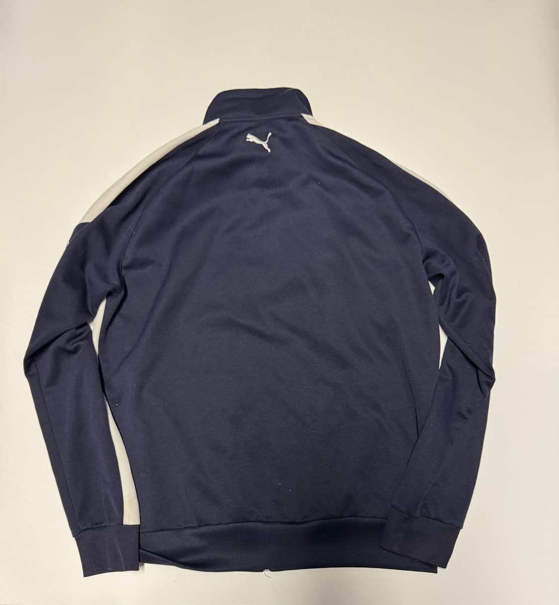 푸마 puma 더블 로고 올드스쿨 집업 져지 XL 네이비 상품이미지2