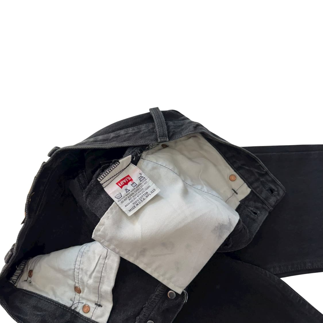 [26.5] 90's 리바이스 501 블랙진 데님 [lv1059] 상품이미지4
