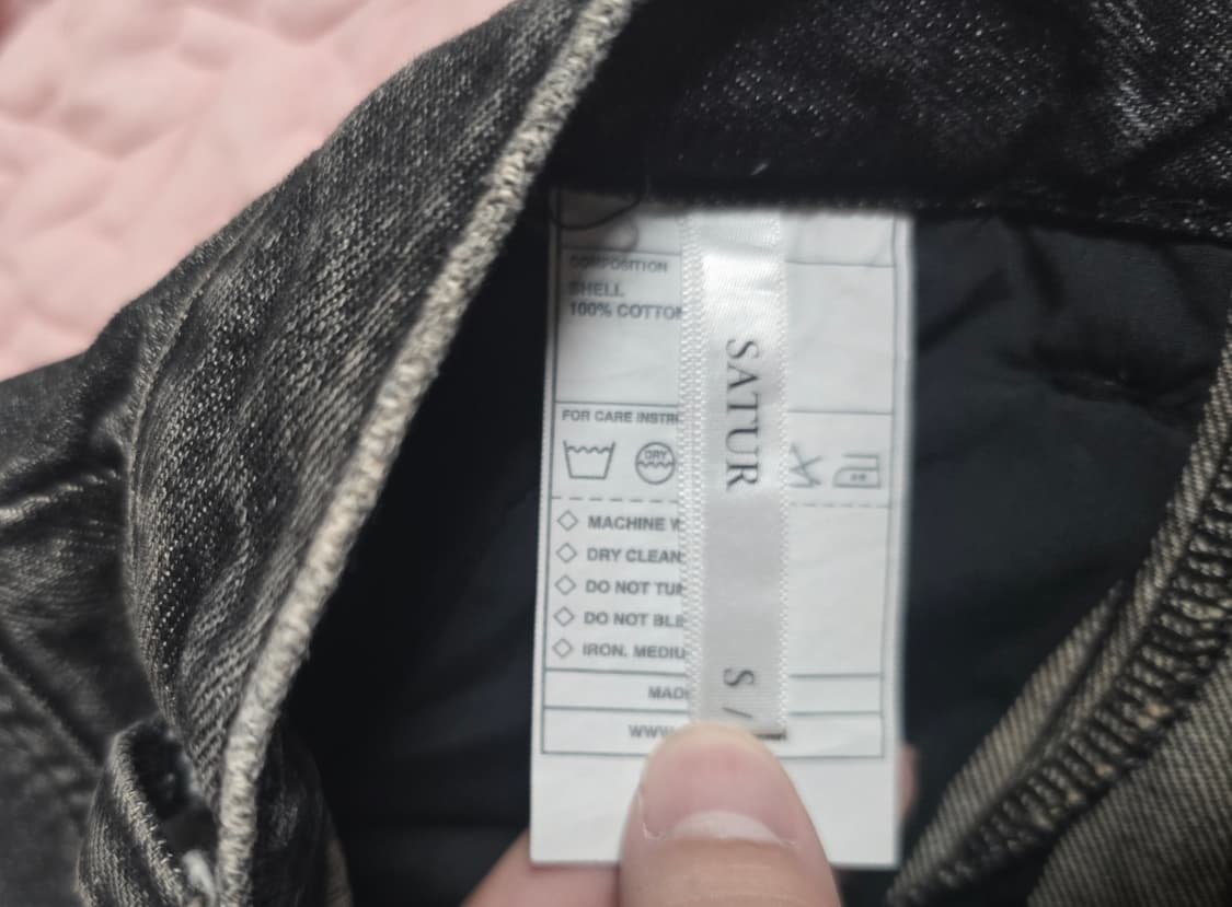 세터 비날레스 레트로 투턱 데님 팬츠 S 상품이미지5