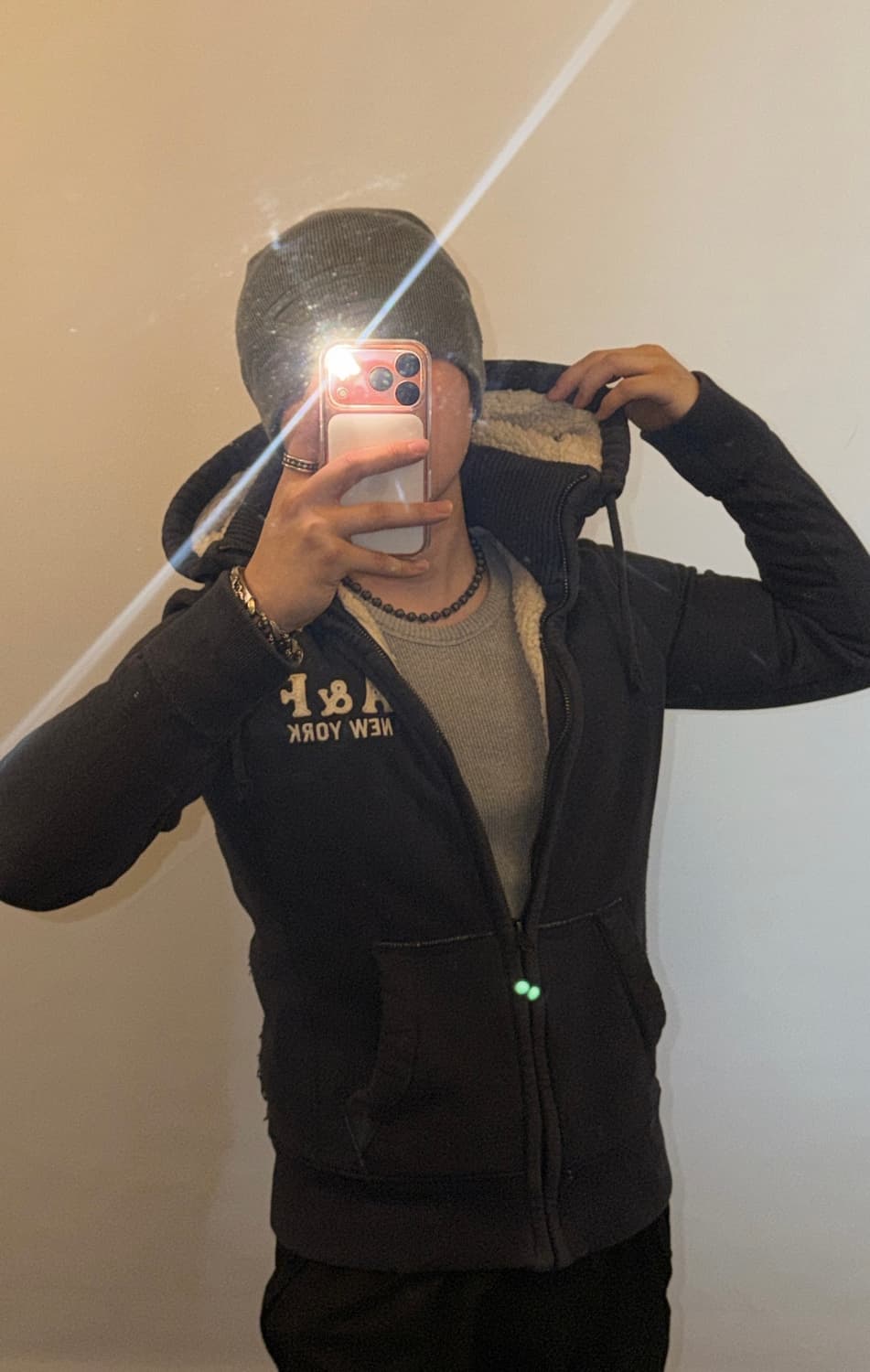 아베크롬비 양털 후드집업 상품이미지1