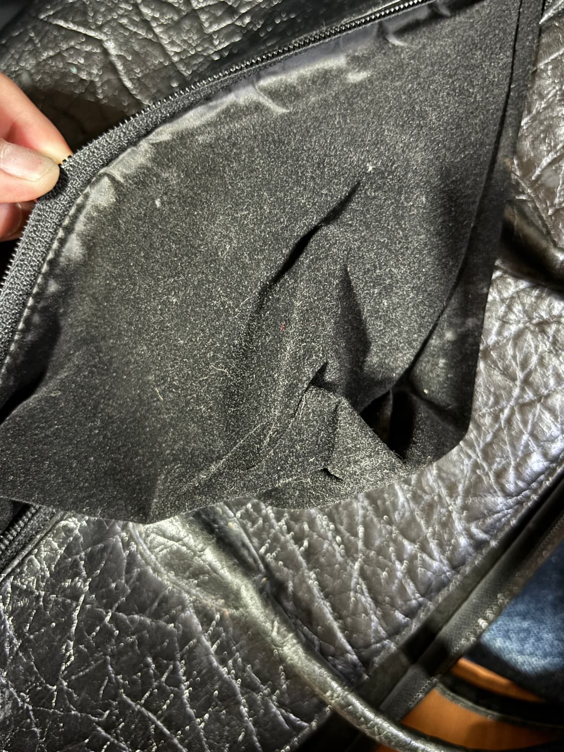 vintage locker leather dote bag 40cm 상품이미지9