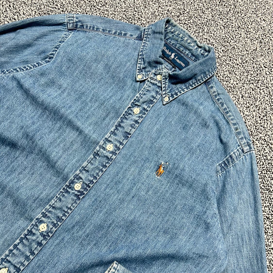 폴로 랄프로렌(POLO RalphLauren) 샴브레이 데님 셔츠 상품이미지2