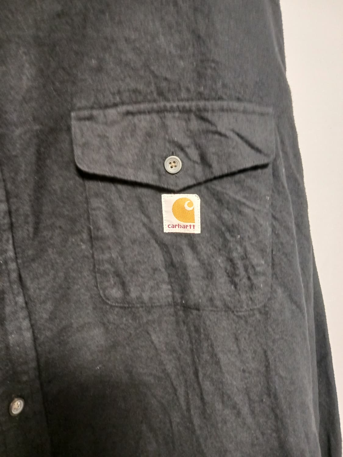 칼하트 블랙 워크셔츠 상품이미지3