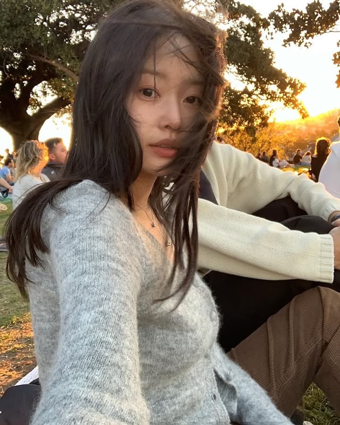 마그넷 deep mohair cardigan 멜란지그레이 상품이미지2