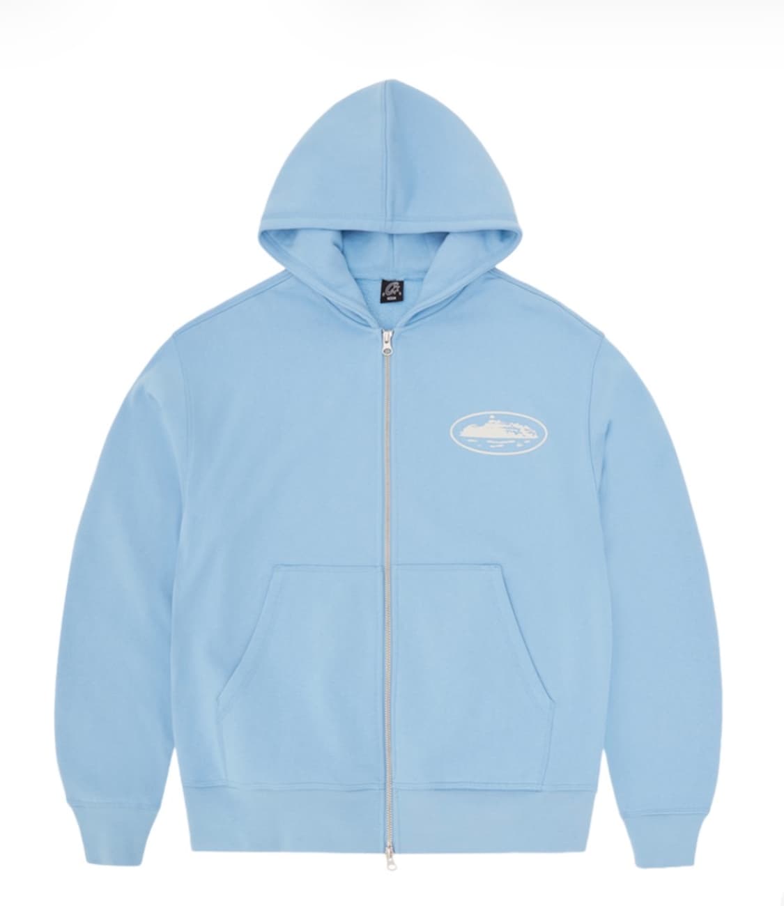 (새상품) 코르테이즈 후드집업 하늘색 M 상품이미지1