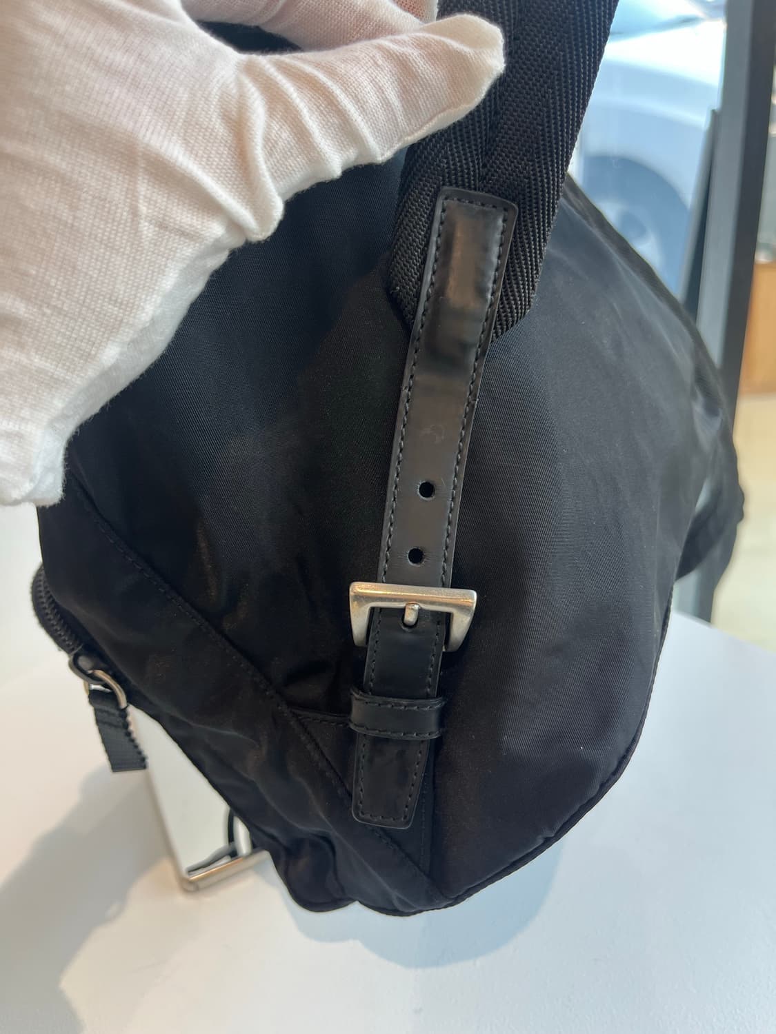 프라다 나일론 빈티지 백팩 스몰 상품이미지5