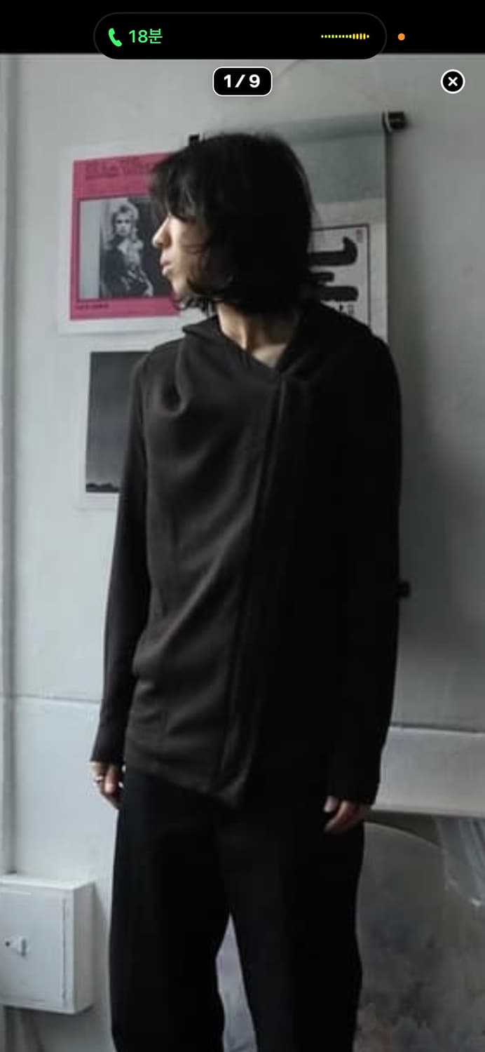 헬무트랭 사선 후드집업 P 상품이미지1