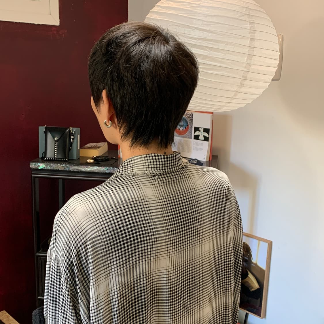 SUNSEA (선씨) 데미지 체크 셔츠 상품이미지5